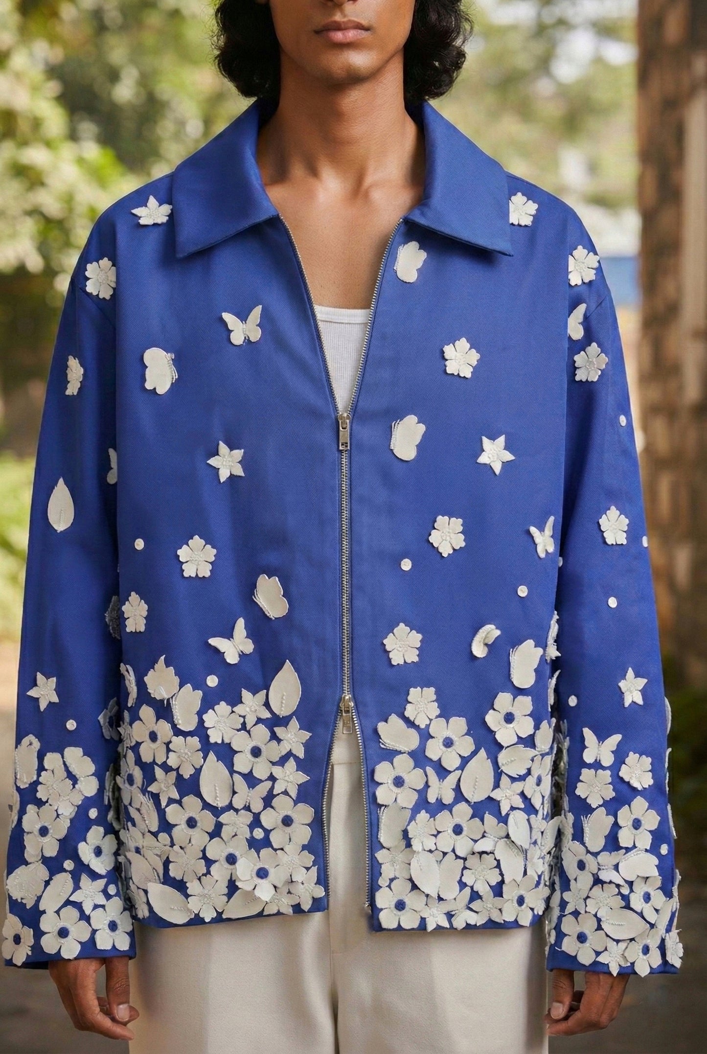 The Azure bloom jacket (one of one)